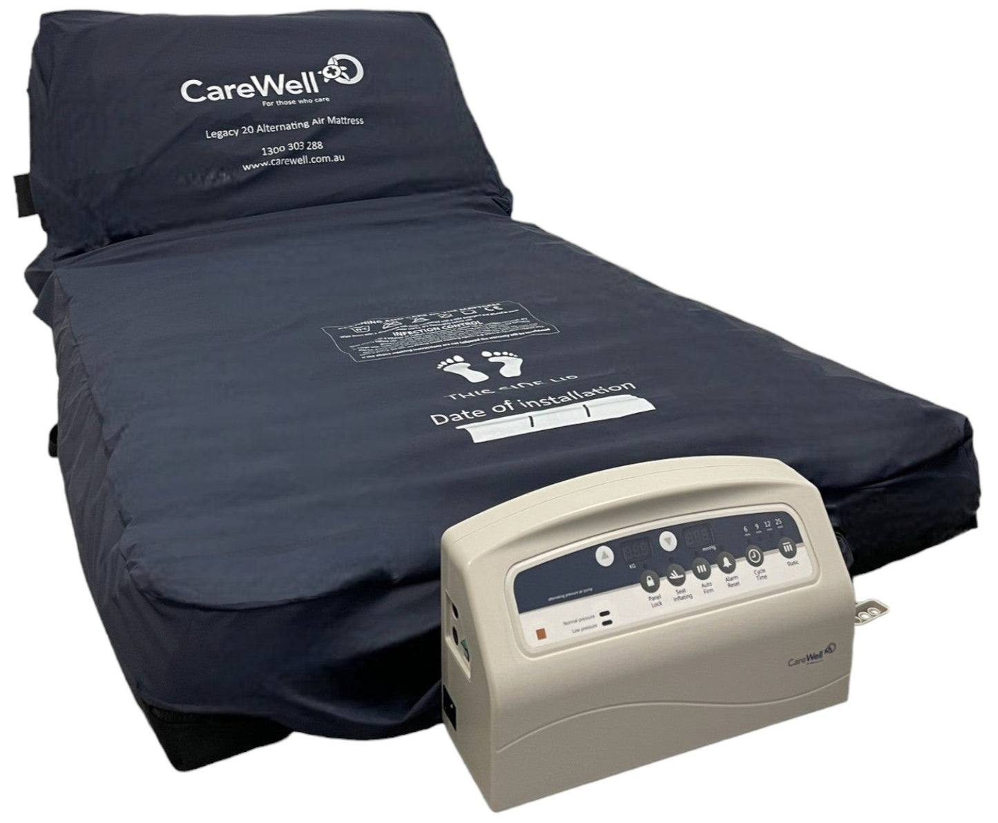 Legacy 20 Single | Air Mattress replacement with Pump & Foam Underlay